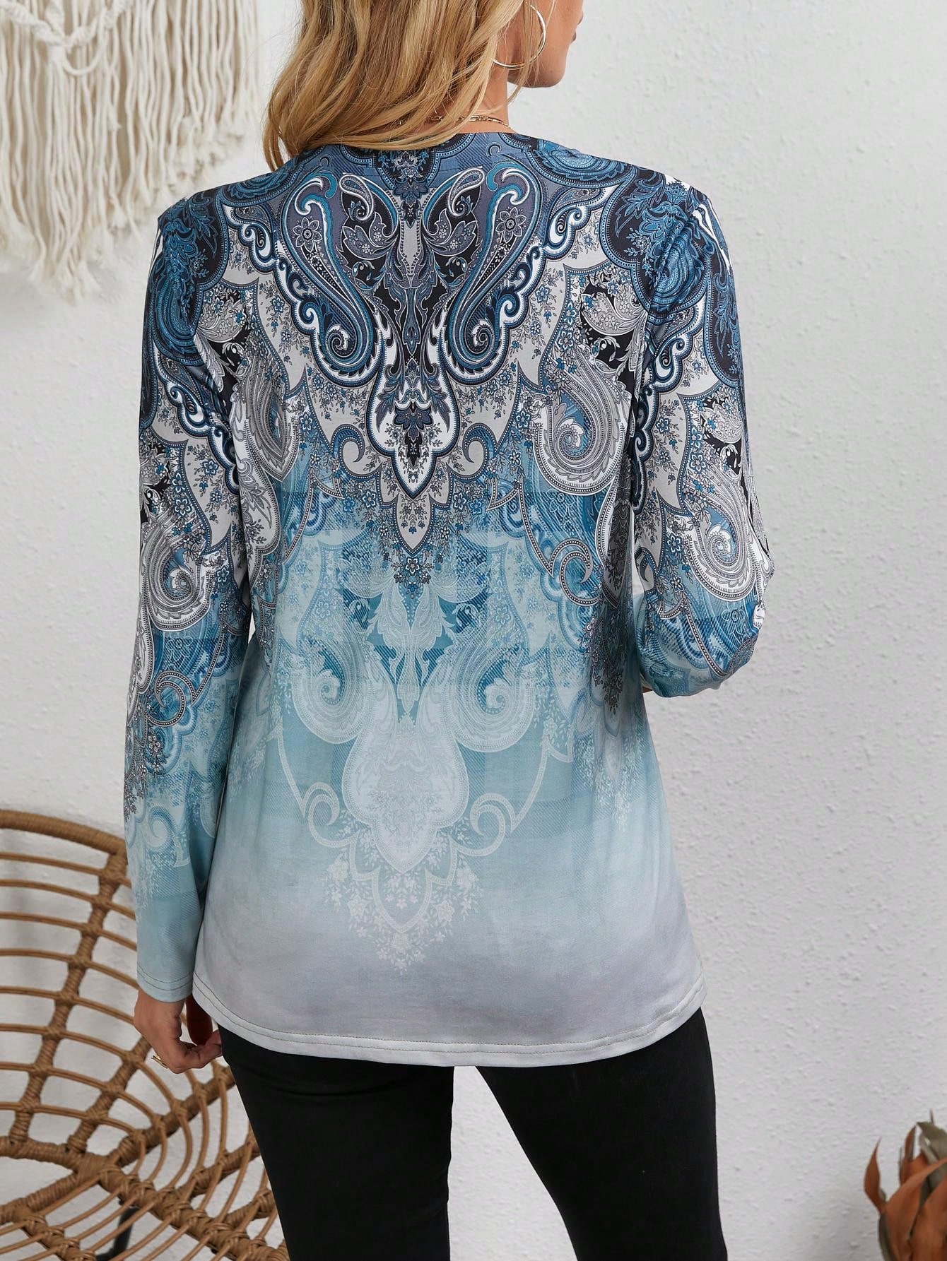 Women's Ethnic-Style Top: Vint - Vintage Fashion Prints review and price