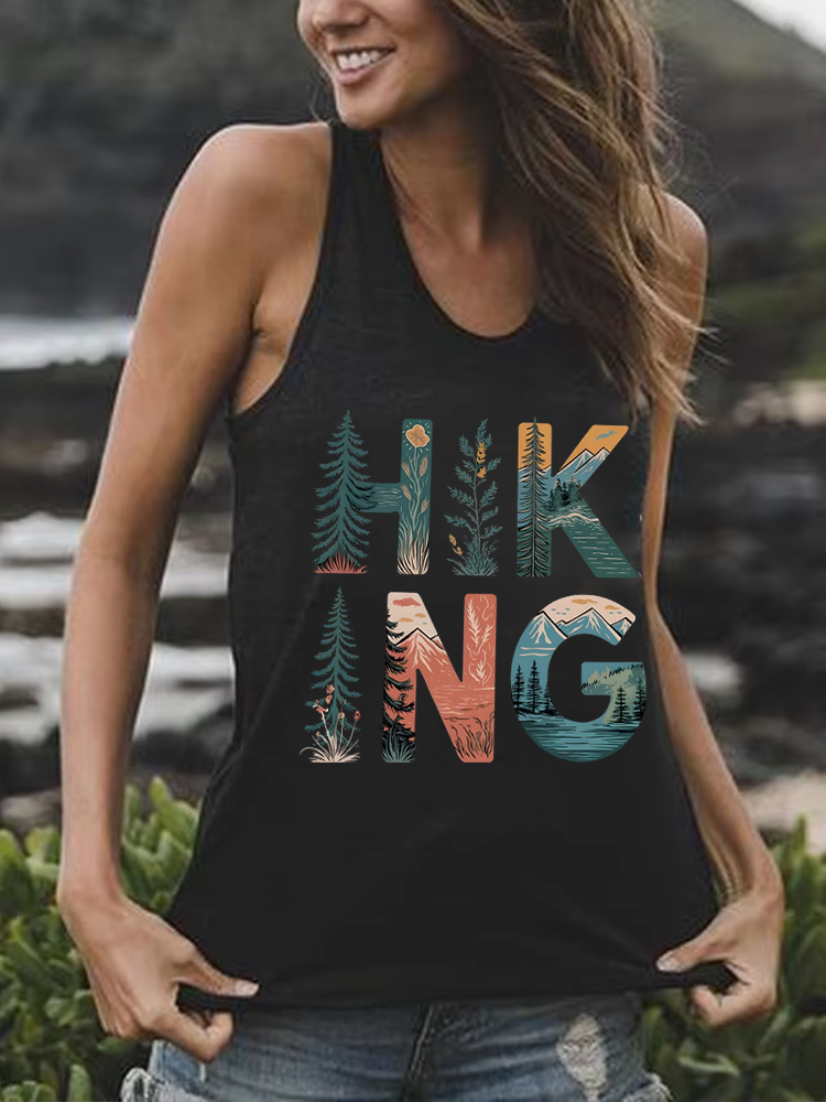 Vintage Hiking Racerback Tank  - Vintage Fashion Gen Z review and price