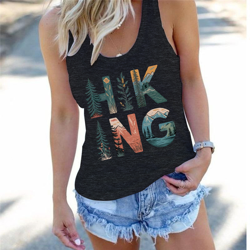 Vintage Hiking Racerback Tank  - Vintage Fashion Gen Z review and price