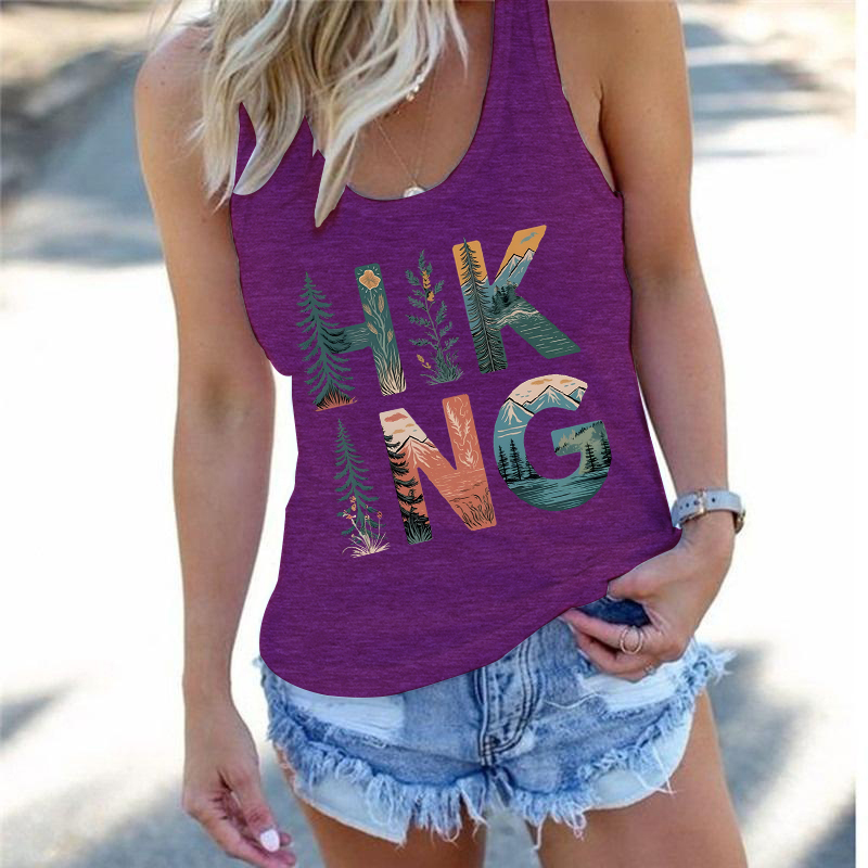 Vintage Hiking Racerback Tank  - Vintage Fashion Gen Z review and price