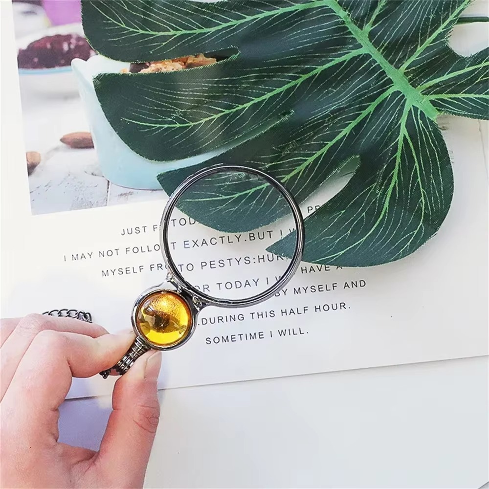 Magnifying Glass Necklace Vint - Vintage Fashion Newspaper review and price
