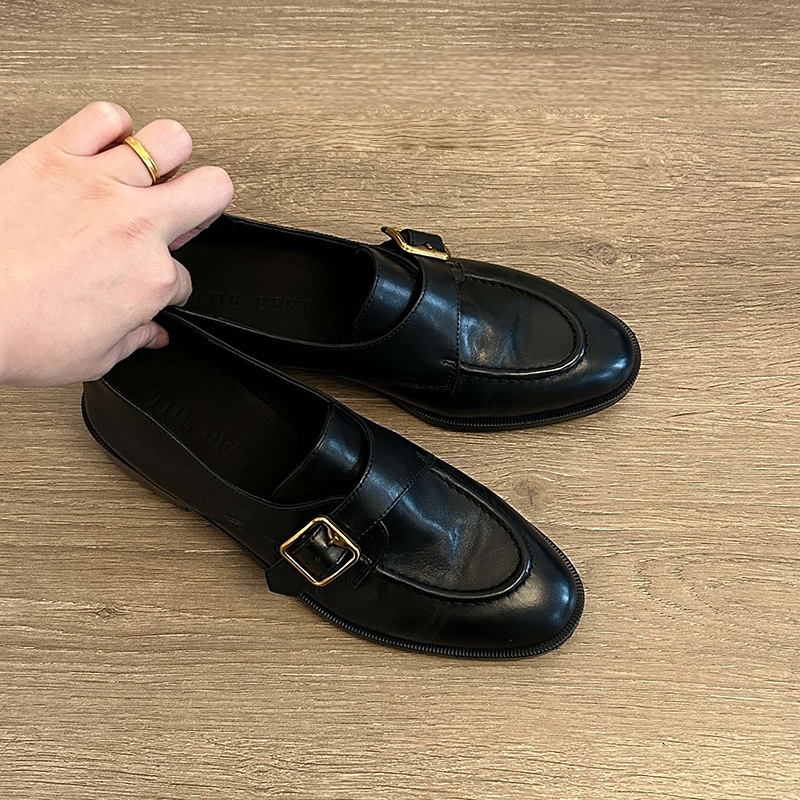 Women's Black Shoes Monk Strap - Vintage Slip Dress review and price