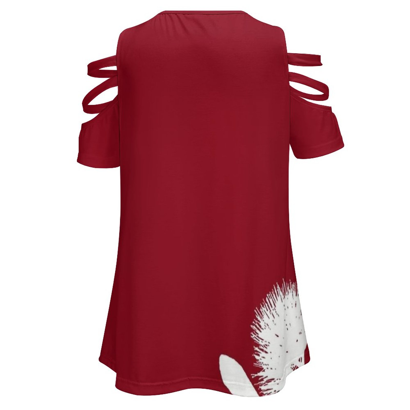 Pohutukawa-White On Red Women  - Vintage Fashion Nz review and price