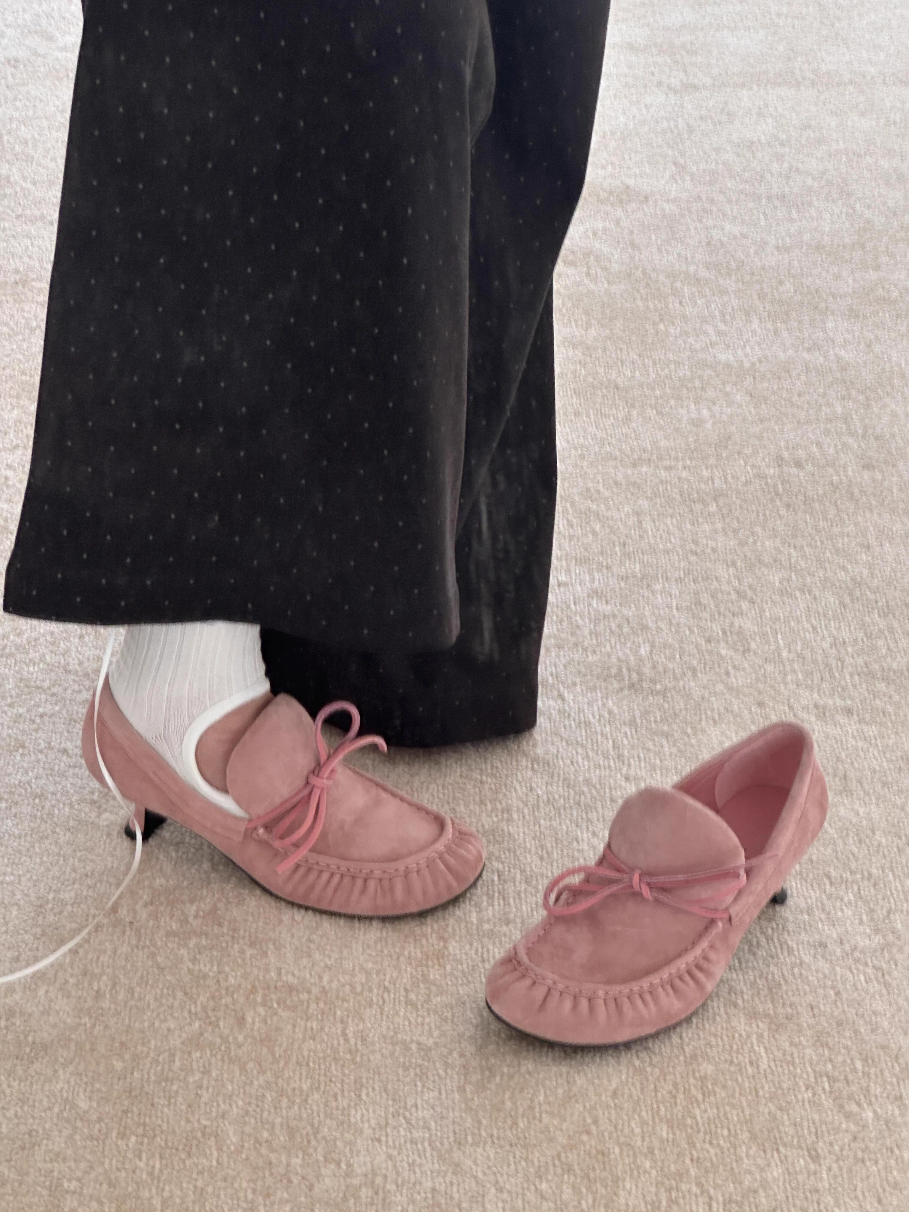 Women's Suede Kitten Heel Loaf - Vintage Slip Dress review and price