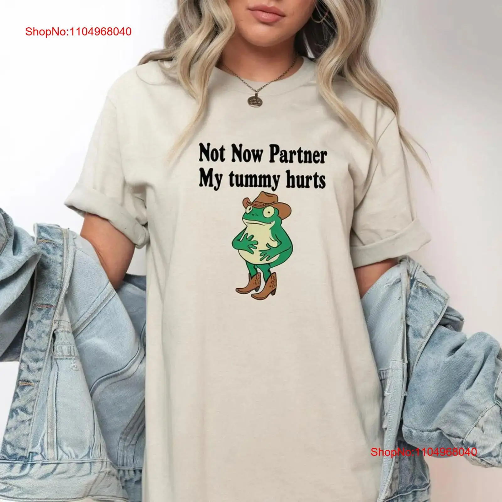 Not Now Partner My Tummy Hurts - Vintage Fashion Gen Z review and price