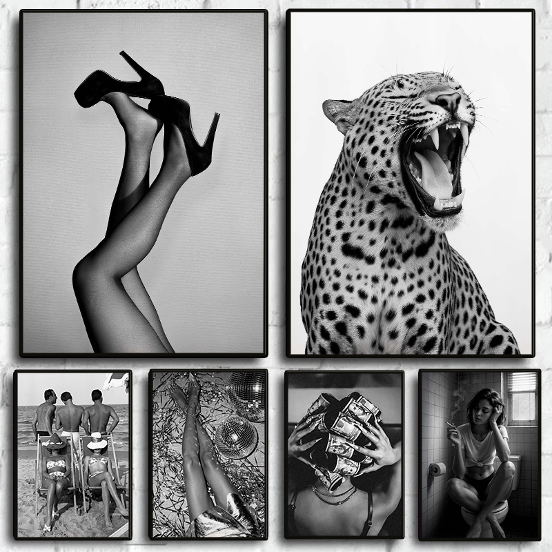 Stylish Fashion Black and Whit - Vintage Vogue Fashion Poster review and price