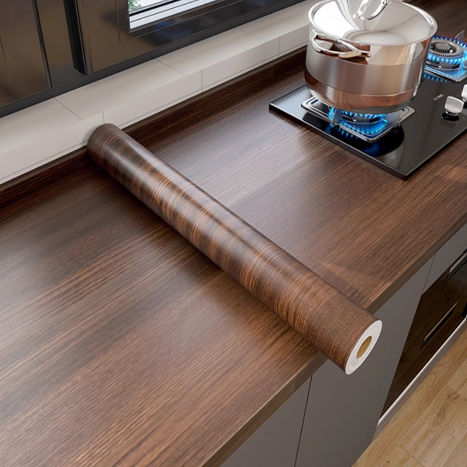 55/40cm Wood Grain Vinyl Wallp - Vintage Fashion Wallpaper review and price