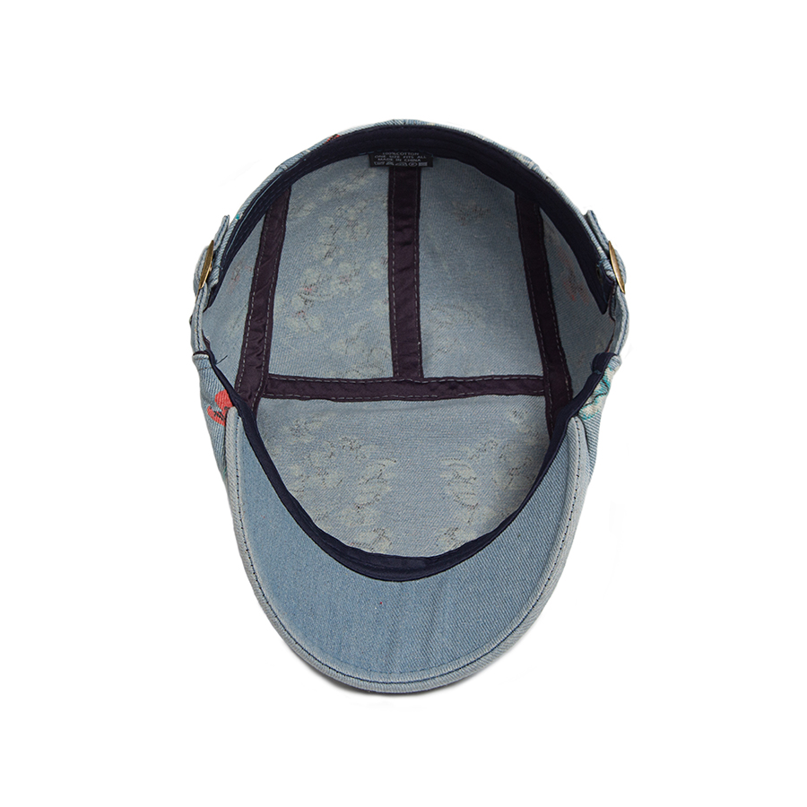 New Vintage Print Denim Beret  - Vintage Fashion Nz review and price