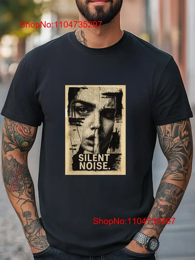 Silent Noise T Shirt Grunge Co - Vintage Fashion Newspaper review and price