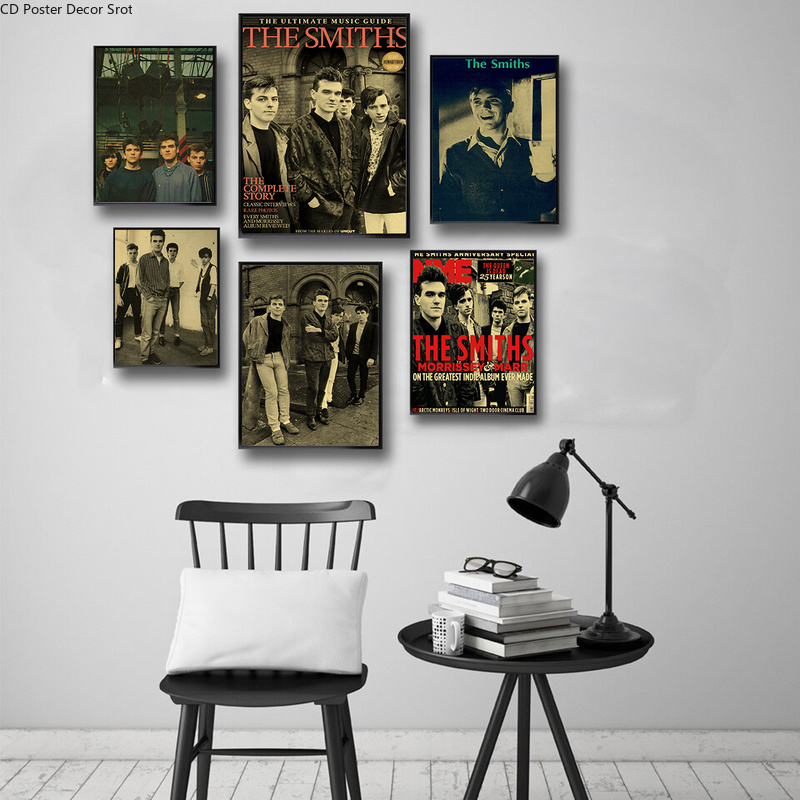 Rock Band The Smiths Retro Pos - Vintage Fashion Wallpaper review and price