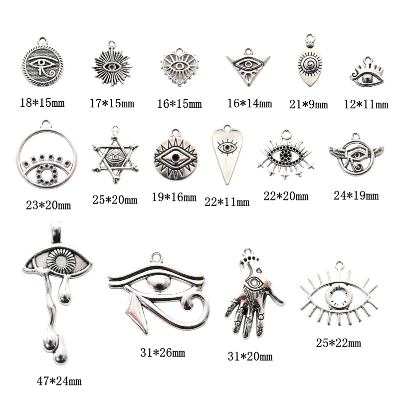 16pcs Mixed Eye of Horus Charm - Vintage Fashion Nz review and price