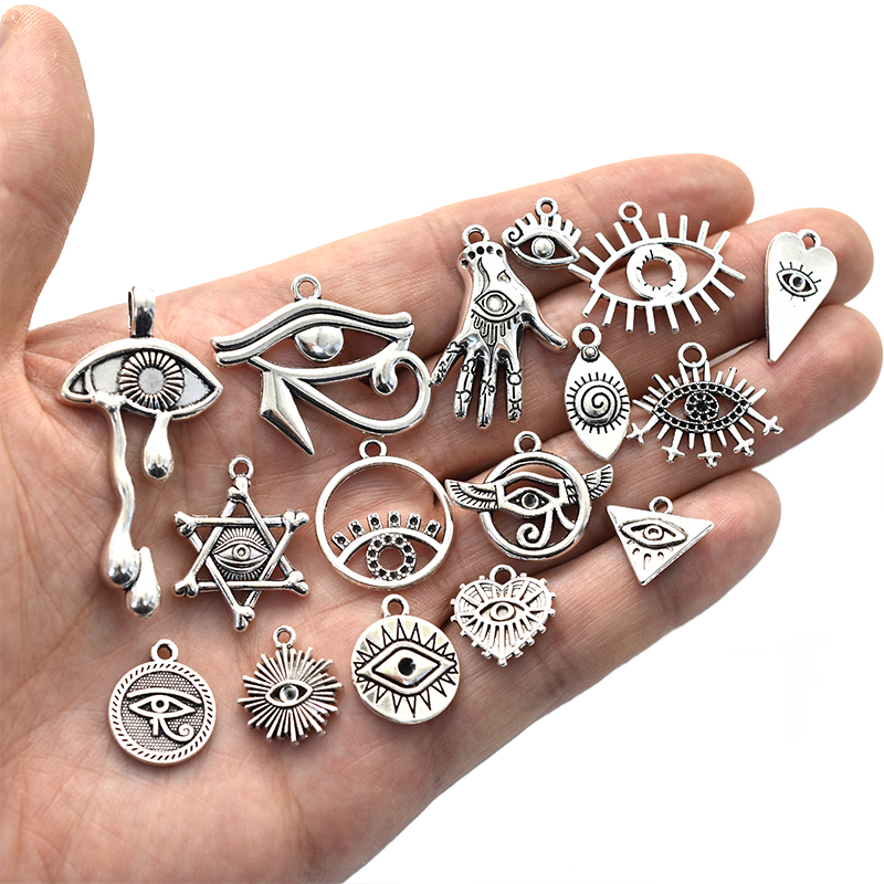 16pcs Mixed Eye of Horus Charm - Vintage Fashion Nz review and price
