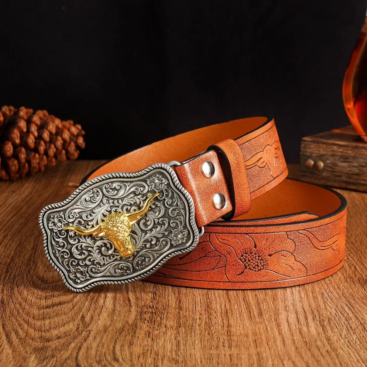Western cowboy style men's bel - Vintage Fashion Nz review and price