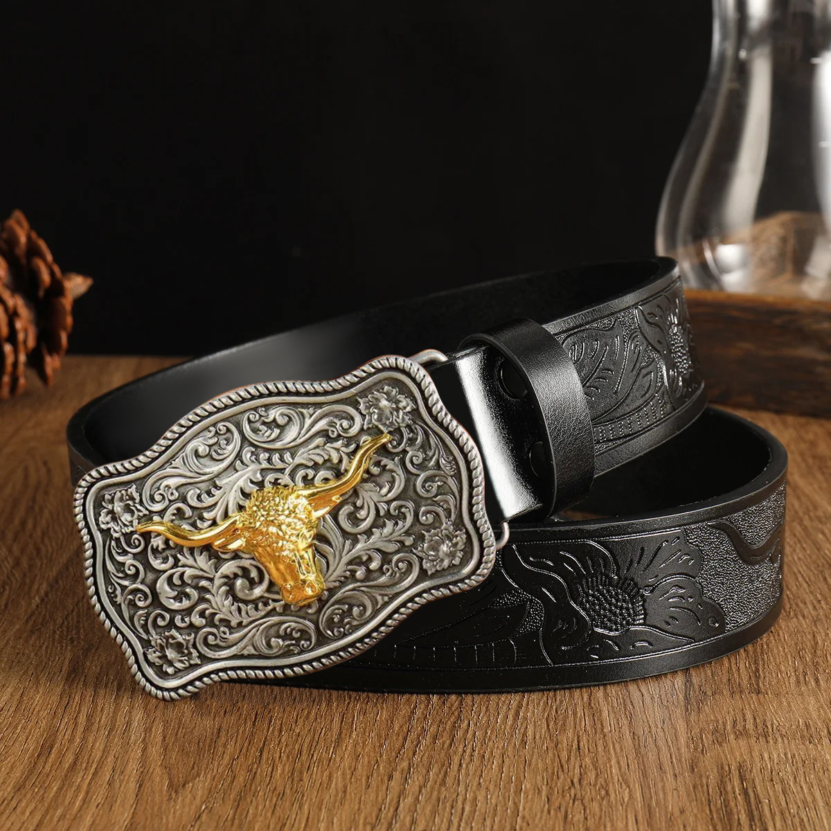 Western cowboy style men's bel - Vintage Fashion Nz review and price