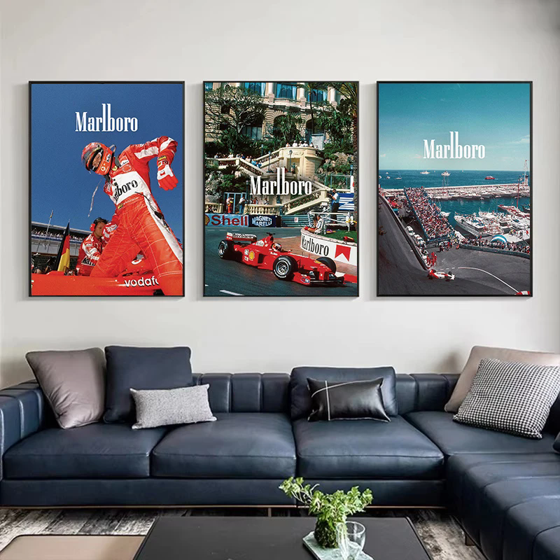 Vintage F1 Monaco Fashion Raci - Vintage Vogue Fashion Poster review and price