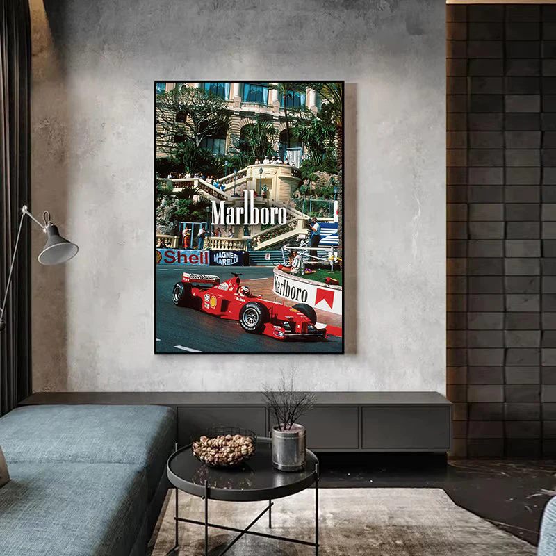 Vintage F1 Monaco Fashion Raci - Vintage Vogue Fashion Poster review and price