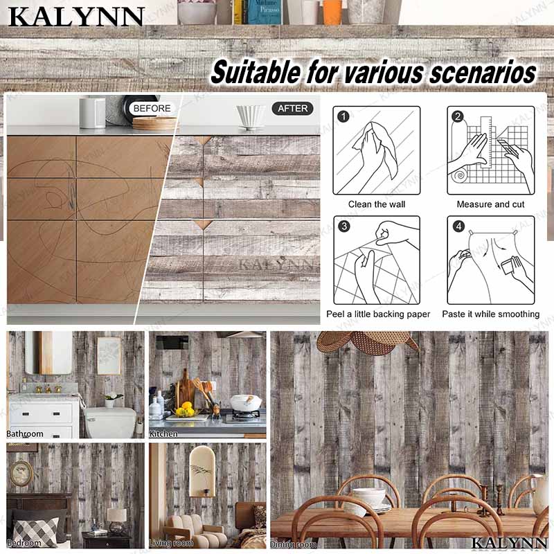 Wood Contact Paper Peel and St - Vintage Fashion Wallpaper review and price