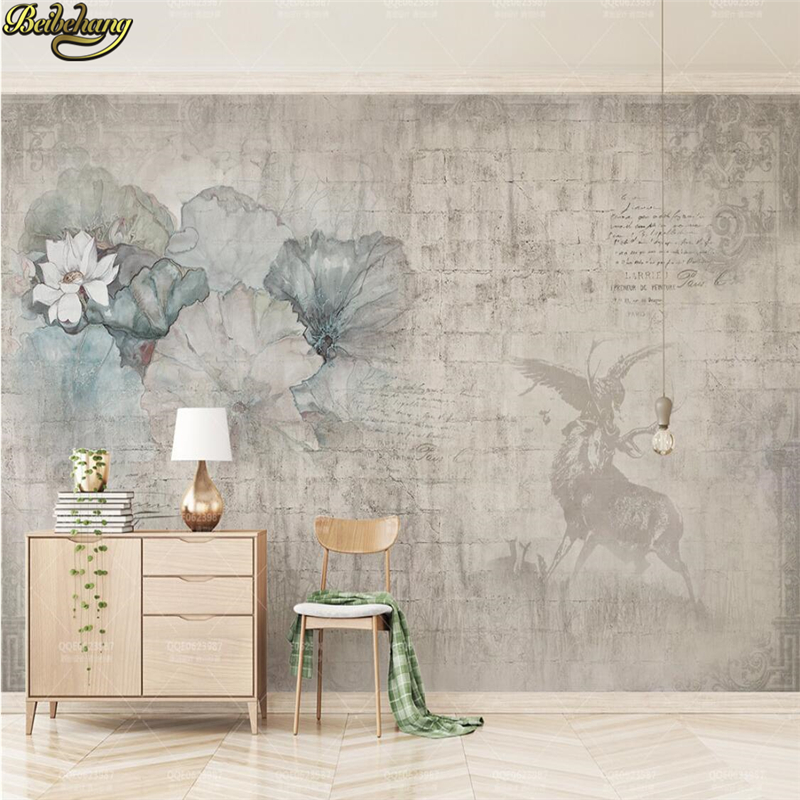 beibehang Custom Photo Wallpap - Vintage Fashion Wallpaper review and price