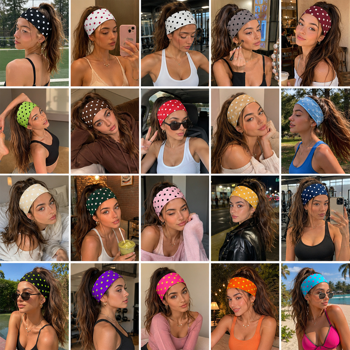 Retro Polka Dot Headbands For  - Vintage Fashion Bloggers review and price
