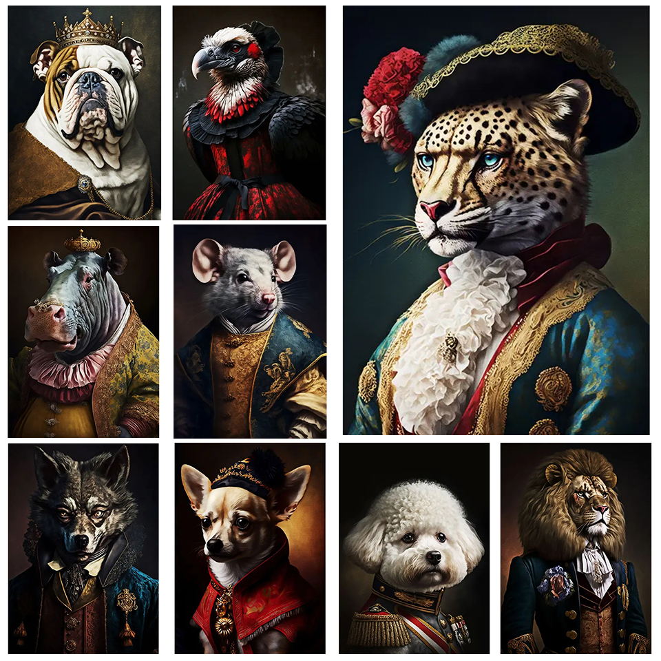 Modern Animal Fashion Noble Vi - Vintage Fashion Wallpaper review and price