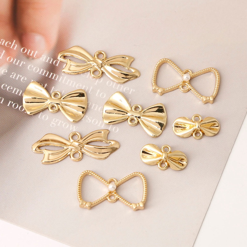 Vintage Antique Gold Bow Charm - Vintage Fashion Nz review and price