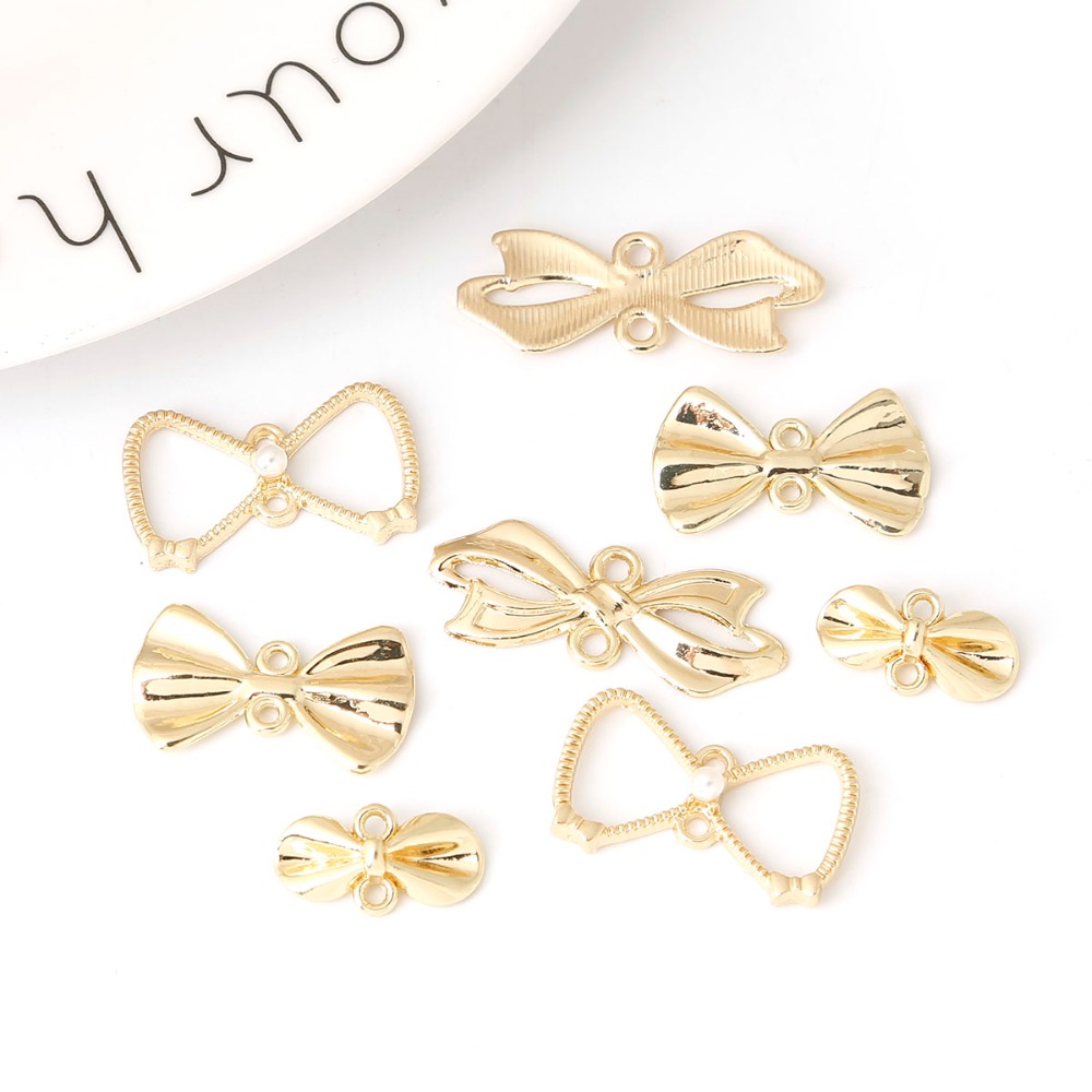 Vintage Antique Gold Bow Charm - Vintage Fashion Nz review and price