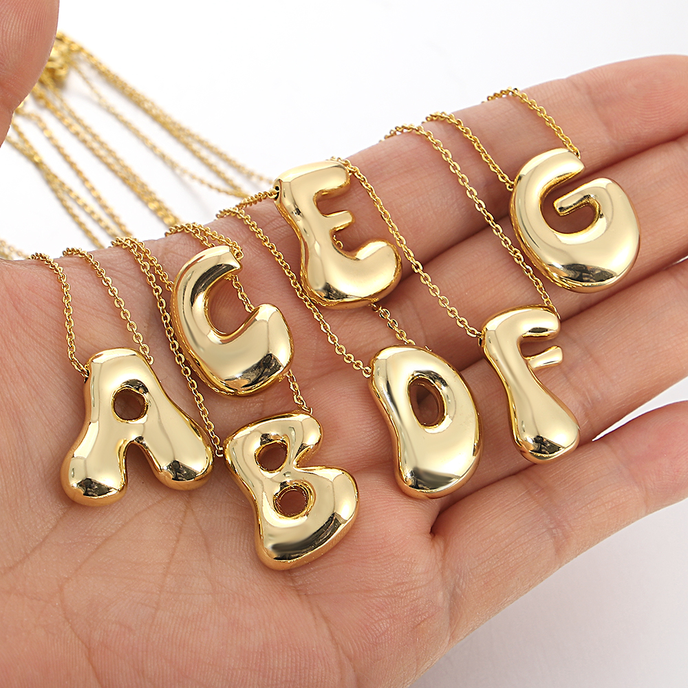 AENSOA Collares Initial Balloo - Z Vintage Fashion review and price