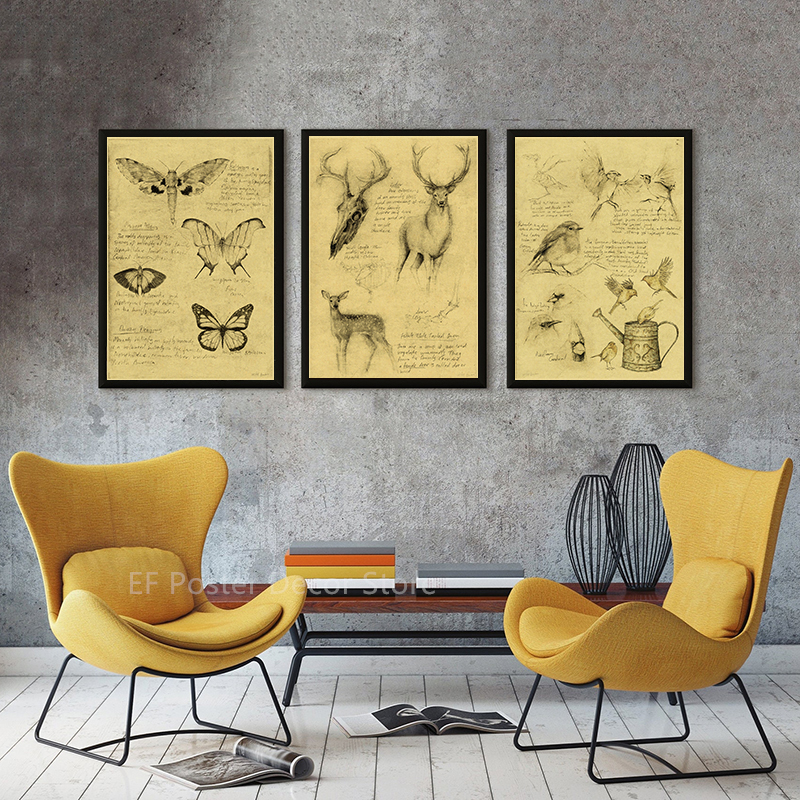 Old Sketch Studies Poster Vulp - Vintage Fashion Wallpaper review and price