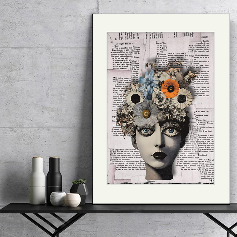 Vintage Old Newspaper Style Co - Vintage Vogue Fashion Poster review and price