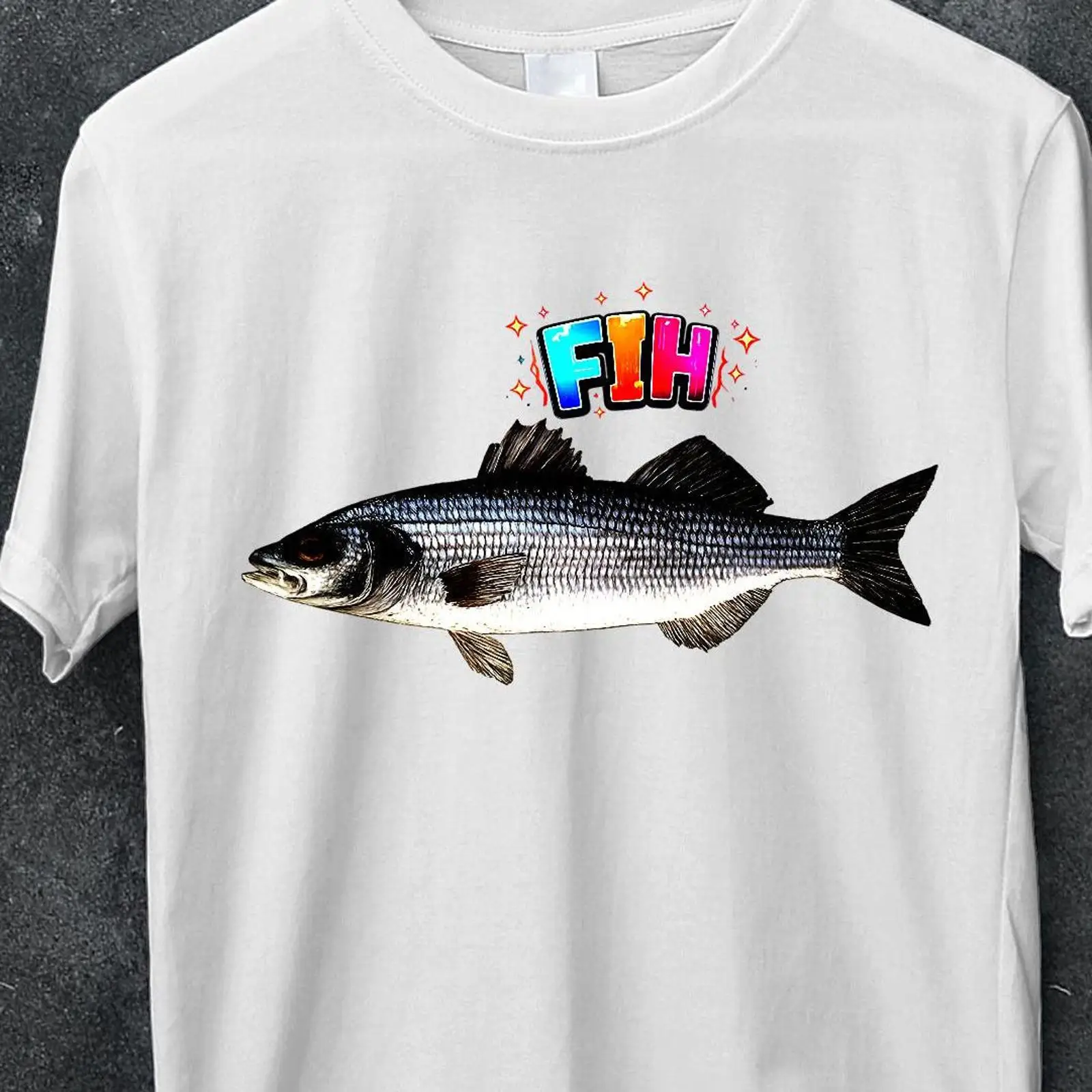 Fih Fish Meme T Shirt Funny Ge - Vintage Fashion Gen Z review and price