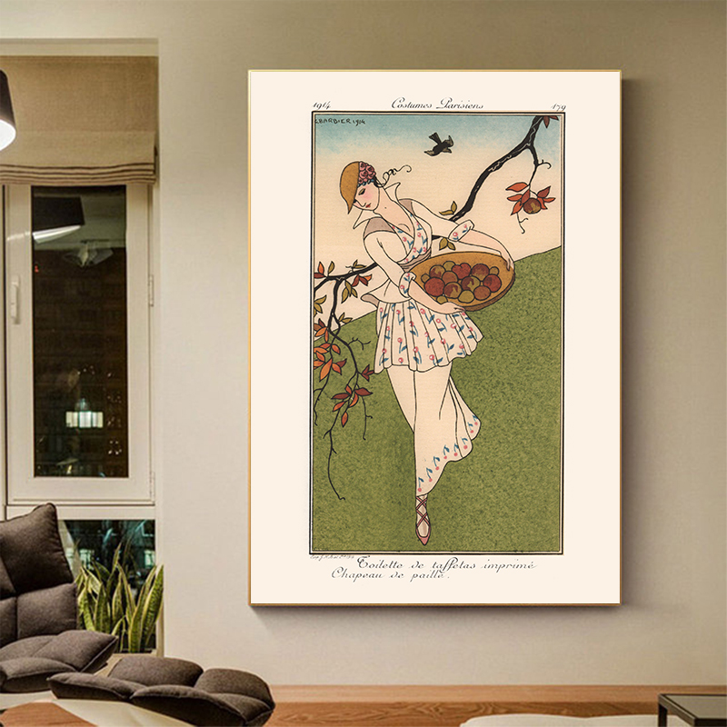 Vintage French Deco Art Illust - Vintage Vogue Fashion Poster review and price
