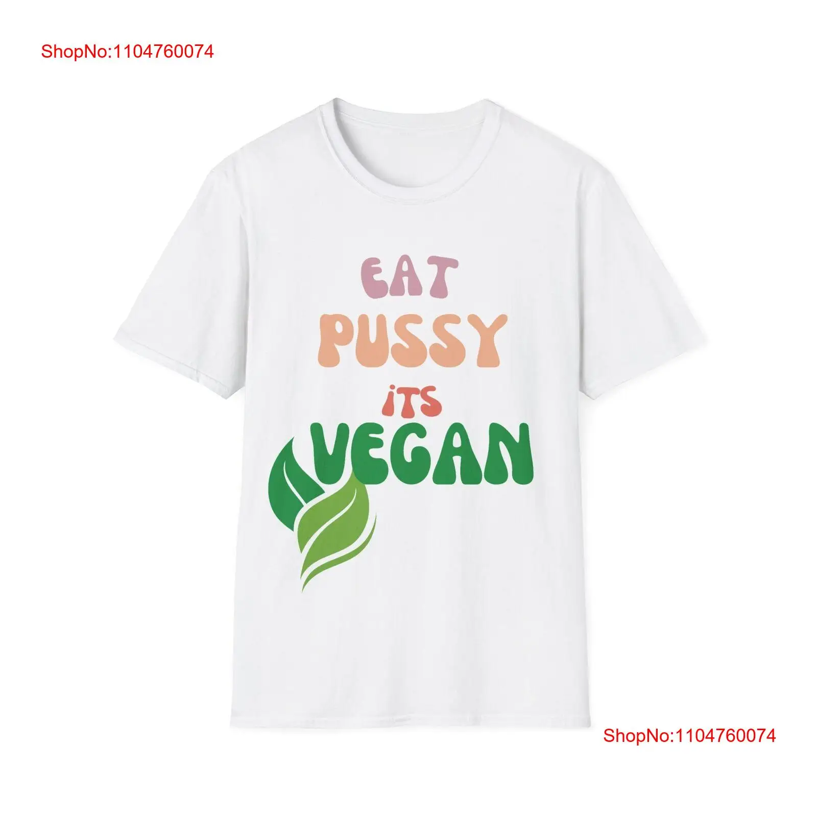 Eat pussy its vegan Meme T Shi - Vintage Fashion Gen Z review and price