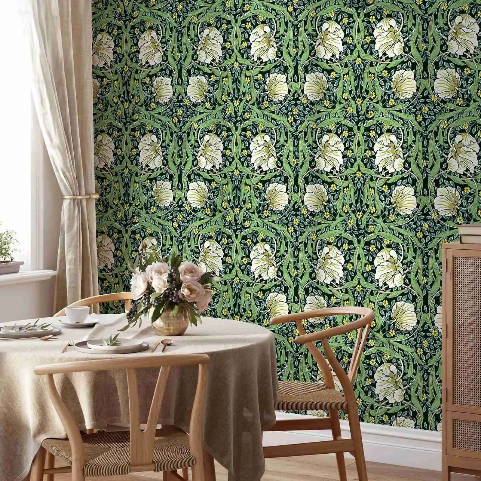 Green William Morris Wallpaper - Vintage Fashion Wallpaper review and price