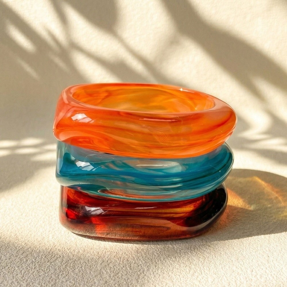 Wrist Jewelry Translucent Resi - Vintage Fashion Gen Z review and price