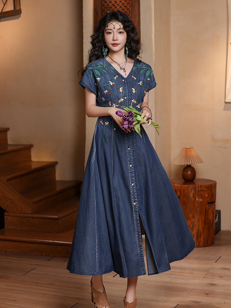 TIYIHAILEY Women Denim Dresses - Vintage Slip Dress review and price