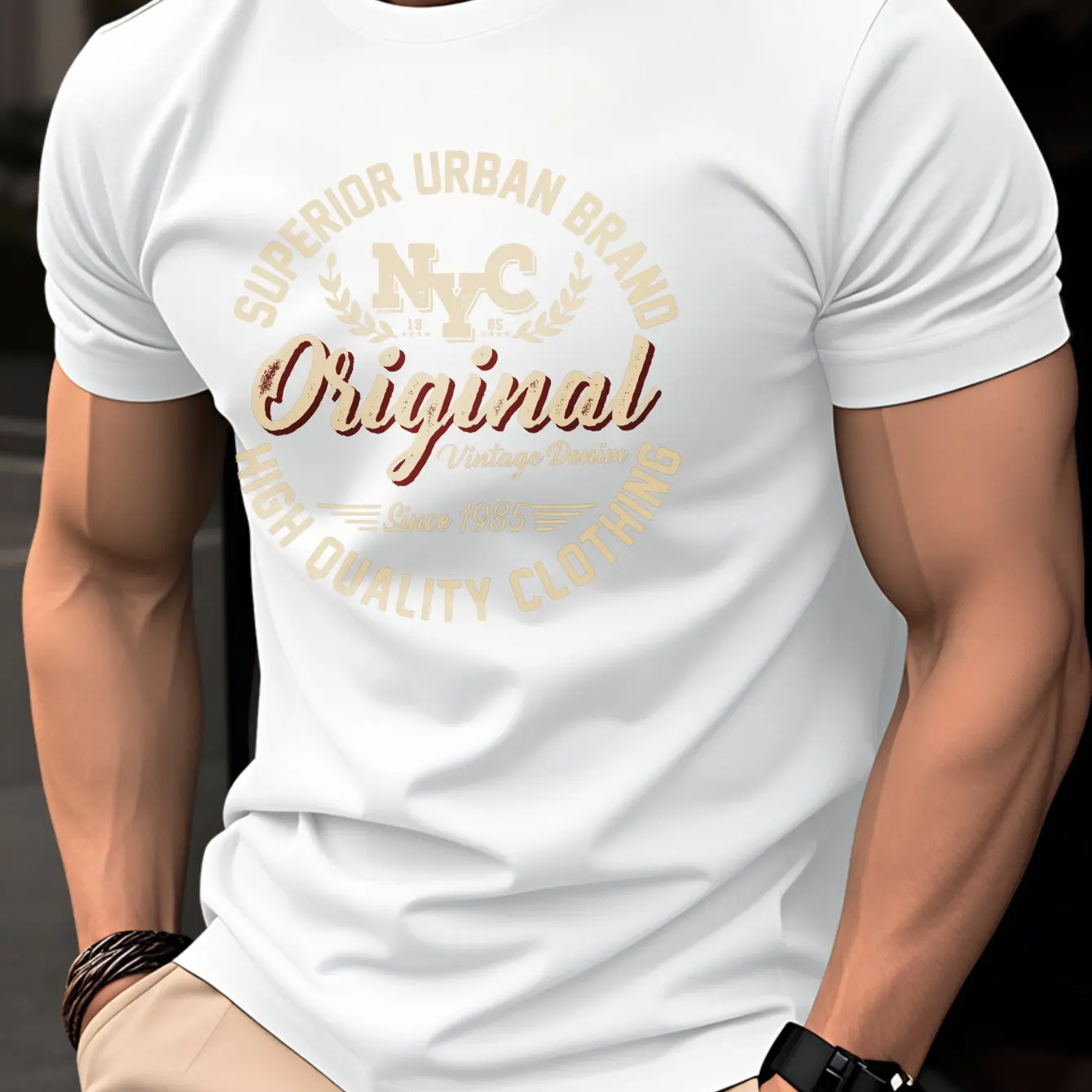 Korean Streetwear Men 100% Cot - Vintage Fashion Nyc review and price